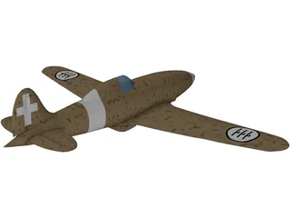 Macchi C.202 Folgore 3D Model