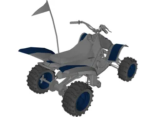 Yamaha Quad 3D Model