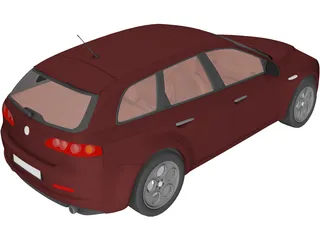 Alfa Romeo 159 3D Model