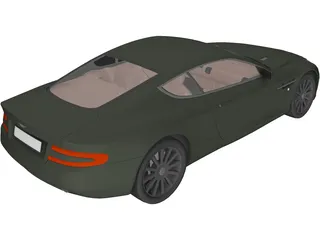 Aston Martin DB9 3D Model