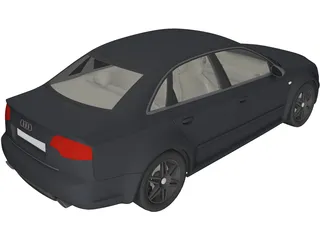 Audi RS4 3D Model