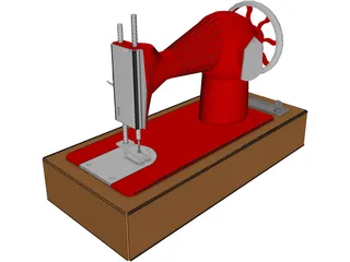 Zinger Toy Wewing Machine 3D Model