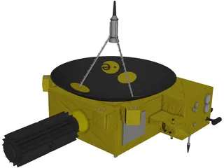 Ulysses ESA Sun Probe 3D Model