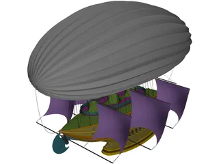 Flying Dutchman 3D Model