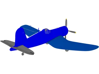 F4U Corsair 3D Model