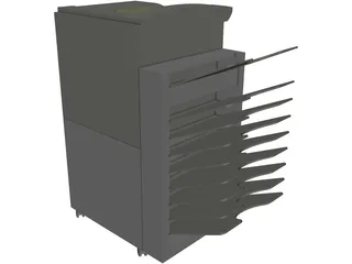 Xerox Copier Machine 3D Model