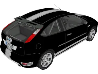 Ford Focus ST (2005) 3D Model