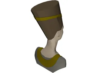 Nefertiti Head 3D Model