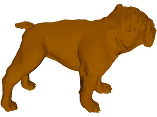 Bulldog 3D Model