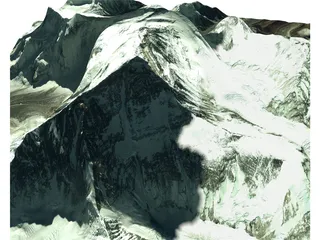 Mount Everest 3D Model