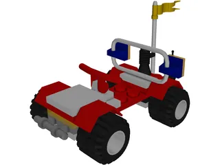 LEGO Car 3D Model