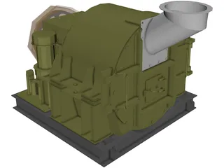 Centrifuga 3D Model