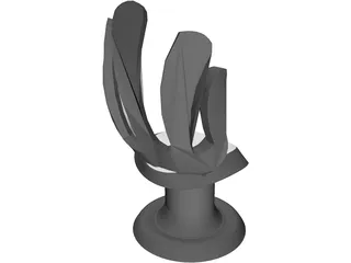 Hand Chair 3D Model
