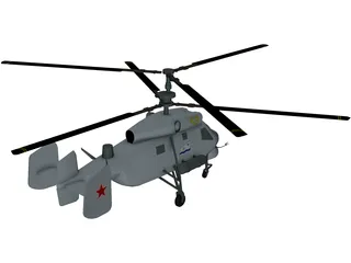 Kamov Ka-25 Hormone 3D Model