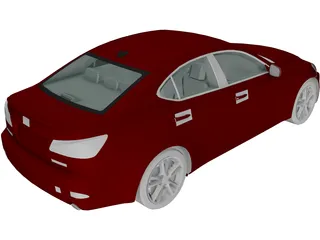 Lexus IS 350 (2006) 3D Model