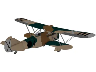 Fiat CR.32 3D Model