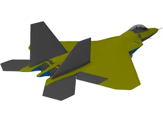 F/A-22 Raptor 3D Model