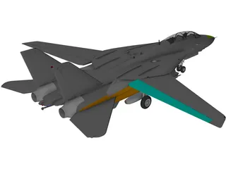 F-14A Tomcat 3D Model