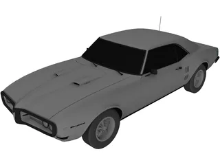 Pontiac Firebird 400 (1968) 3D Model