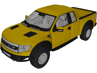 Ford SVT Raptor (2014) 3D Model