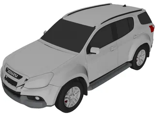 Isuzu Mu-X (2020) 3D Model