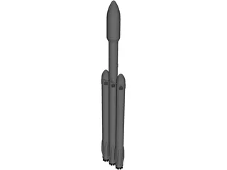 Falcon 9 Rocket 3D Model