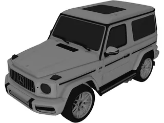 Mercedes-Benz G63 Coupe (2019) 3D Model