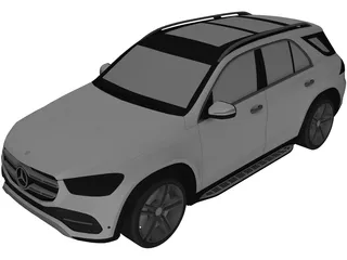 Mercedes-Benz GLE 300d 4matic (2019) 3D Model