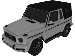 Mercedes-Benz G63 464 Cabrio (2019) 3D Model