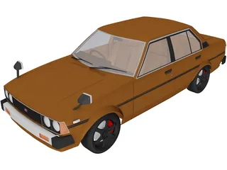 Toyota Corolla DX 3D Model