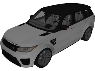 Range Rover Sport SVR 3D Model