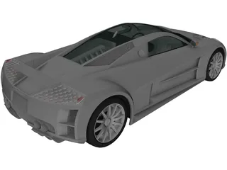 Chrysler ME 4-12 Concept (2004) 3D Model