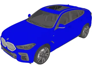 BMW X6 M50i (2020) 3D Model