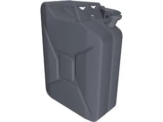 Jerry Can 20 Litres 3D Model