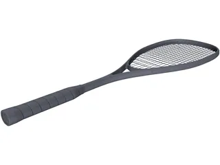 Squash Racket Dunlop 3D Model