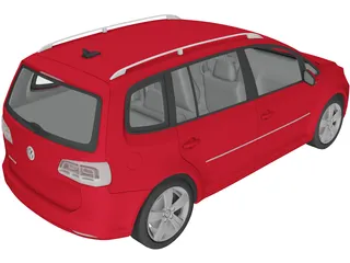 Volkswagen Touran (2011) 3D Model