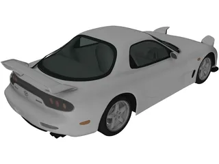 Mazda RX7 (1999) 3D Model