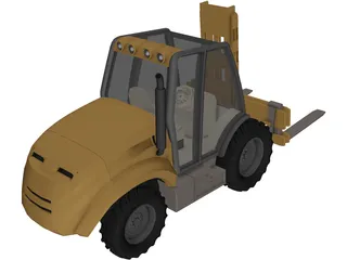 Forklift 3D Model