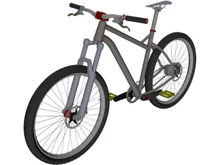 Mountain Bike 3D Model