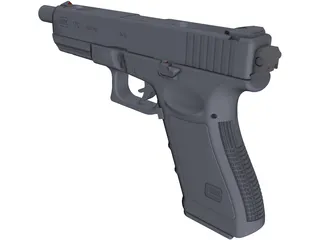 Glock 17C 3D Model