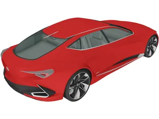 Acura Precision Concept (2016) 3D Model