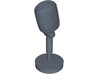 Shure 55 Microphone 3D Model