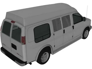 GMC Savana (1997) 3D Model