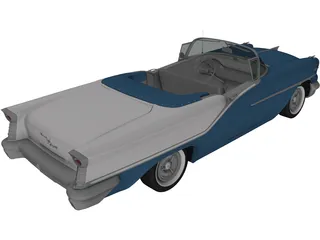 Oldsmobile Starfire 98 Convertible (1957) 3D Model