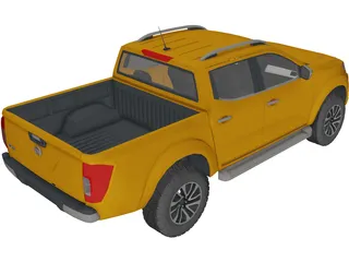 Nissan Frontier/Navara (2019) 3D Model