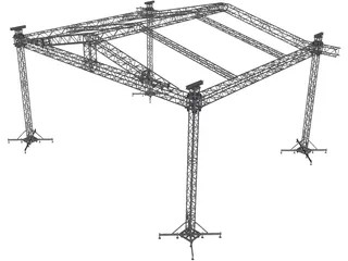 Eurotruss ST Groundsuport 3D Model