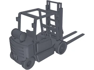 Forklift 3D Model