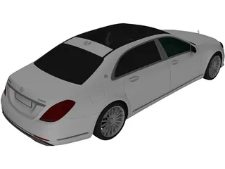 Mercedes-Maybach S650 [W222] 3D Model