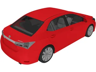 Toyota Corolla (2016) 3D Model