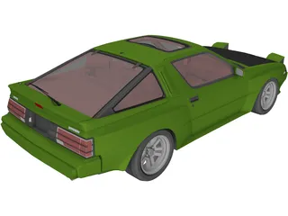 Mitsubishi Starion (1988) 3D Model